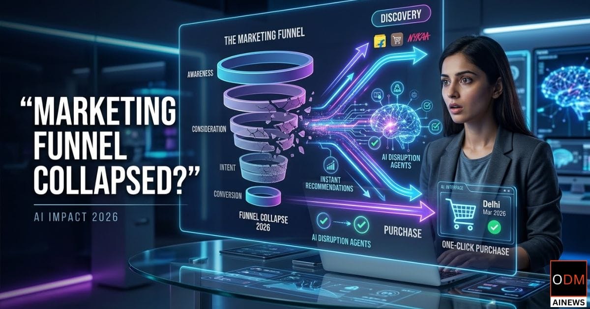 AI Collapsed Marketing Funnel 2026 You are currently viewing AI Collapsed Marketing Funnel 2026: What CMOs Are Doing Now