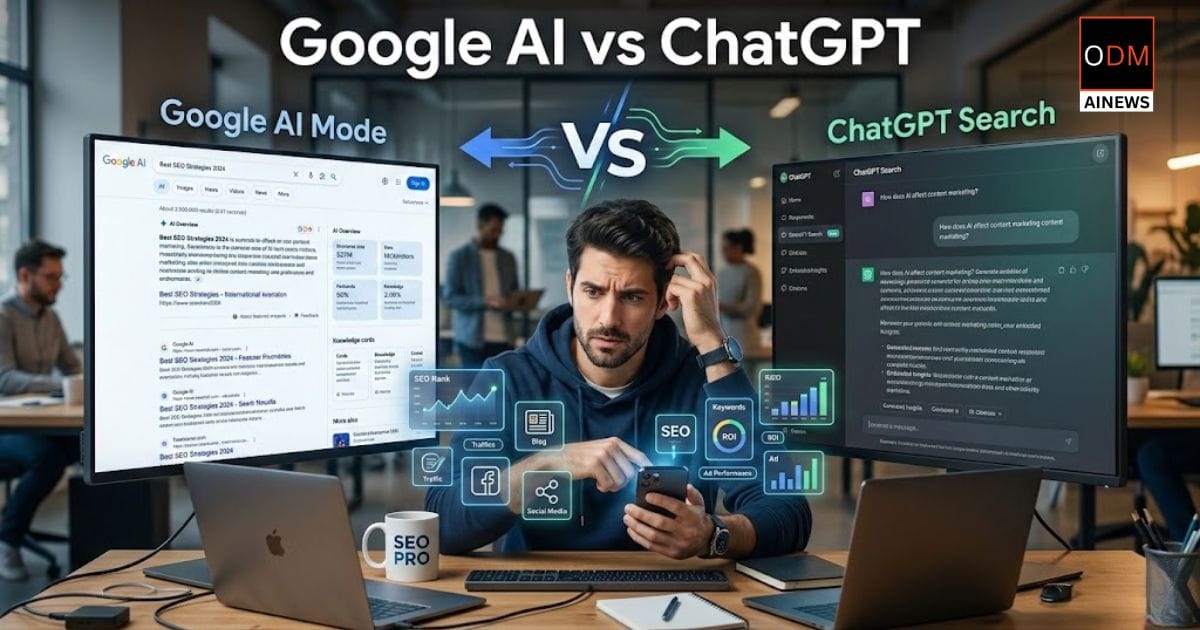 You are currently viewing Google AI Mode vs ChatGPT Search 2026: Which Is Better for Digital Marketers?