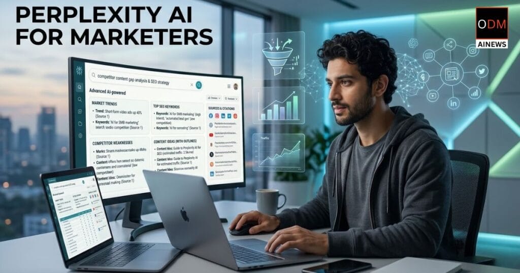 Perplexity AI for digital marketers review 2026
