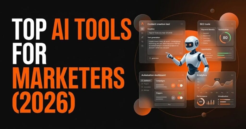 Top 10 AI Tools for Digital Marketers in 2026