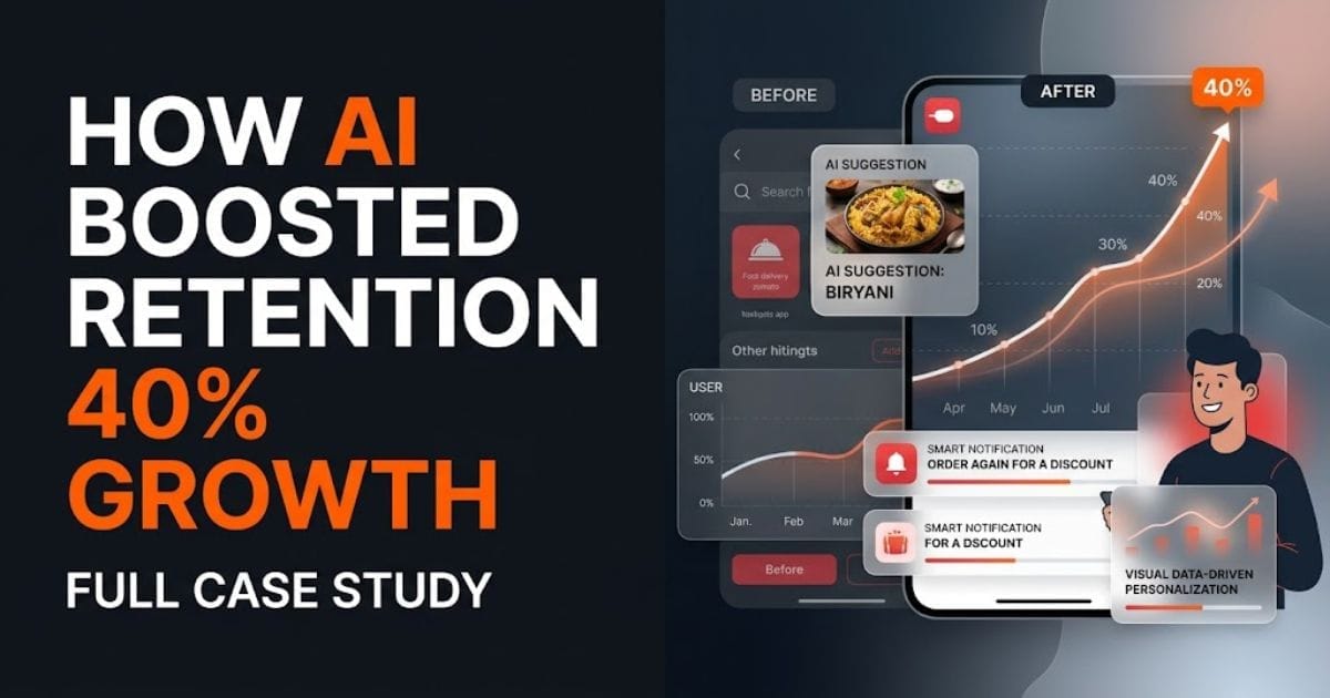 How Zomato Used AI to Boost Retention by 40% - Full Case Study You are currently viewing How Zomato Boosted Retention 40% Using AI